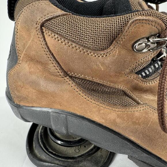 Z-coil shoes mens 10 brown leather walking toning athletic casual - Picture 7 of 9